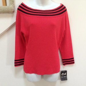 ONCE AGAIN Sweater , Size M 65% Rayon, 35% Nylon